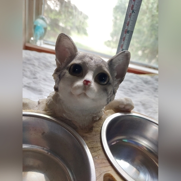 Vintage Kitten Feeding Station - Picture 2 of 11